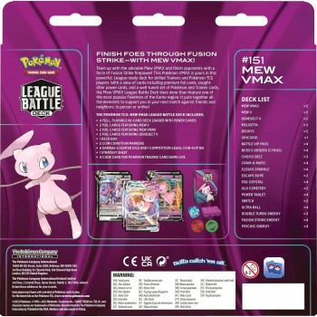 Pokémon TCG: Mew VMAX League Battle kaladė